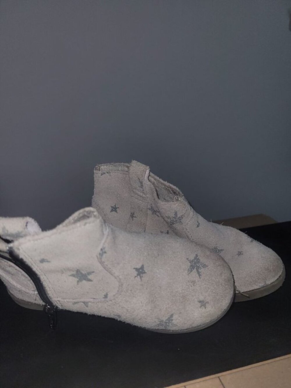 Zara Star Print Booties